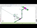 CAESAR-2 PIPING MODELING INPUTS PIPE SUPPORT OFFSET SKEWED LINES ISOMETRIC PART 1