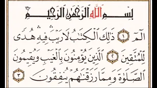 القرآن الكريم ماهر المعيقلي سورة البقرة صفحة 2 