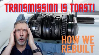 Transmission burned out. How we rebuilt it ourselves. Boat upgrades to make it a liveaboard.