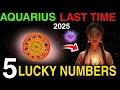 Aquarius These 5 Lucky Numbers Could Make You a Millionaire MUST WATCH