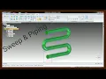 Solid Edge for Beginners Sweep Piping Tutorial