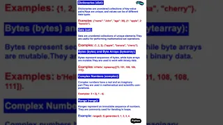Python Data Types