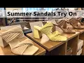 DSW TRY ON Summer Sandals Shoes