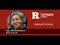 GSN Dean Taja-Nia Henderson at Rutgers-Newark s 2025 Commencement