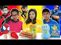 Download Lagu PILIH KARAKTER EJEN ALI SESUAI MAKANAN 1 WARNA! | Mikael TubeHD
