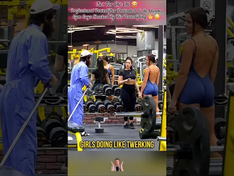 Cleaner: "What Is Belt For?" Bodybuilder: "For Waist Not Chi-Chi Bro"