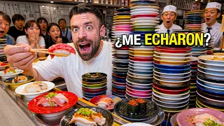 COMÍ SUSHI SIN PARAR en JAPÓN HASTA QUE VI LA CUENTA...