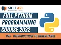 - Introduction to Inheritance Python Inheritance Learn Coding Full Python Course Python