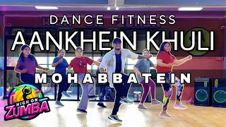 aankhein khuli dance fitness shah rukh khan style zumba workout high on zumba