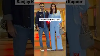 Sanjay Kapoor Maheep Kapoor At Boney Kapoor S House For Shabana Azmi Birthday Celebration 