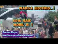 Lagu Warga teriak histeris !! KDM tiba-tiba naik mobil RI 1 menuju lokasi panen raya bersama pak Prabowo 