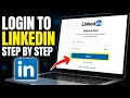 How to login to LinkedIn to set your Open to Work status - Step By Step