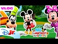 Mickey Minnie and Goofy Play Throw and Roll with You Me Mickey Disney Jr