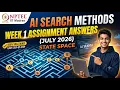 NPTEL AI Search Methods For Problem Solving Week 1 Assignment Answers July 2026 State Space