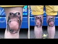 Artist Creates Hilarious Frog Tattoos On Knees