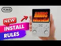 How to install ArkOS on R36S console New Multipanel ArkOS Setup Rules
