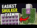 New EASIEST SHULKER Farm Minecraft Bedrock 26 21