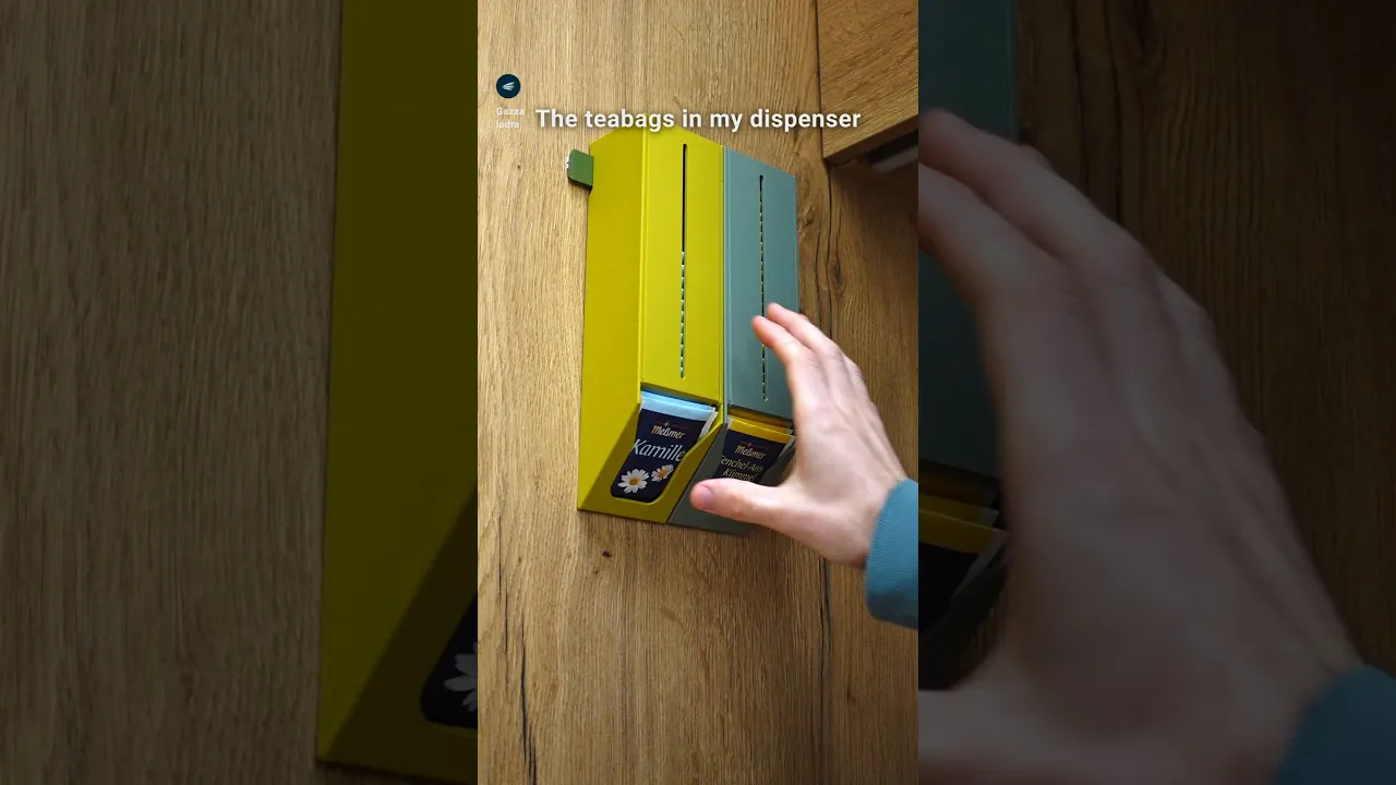 Tea bag dispenser video thumbnail