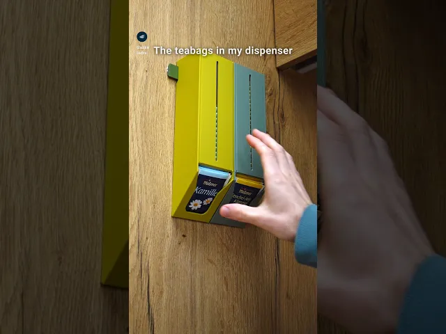 Tea bag dispenser video thumbnail