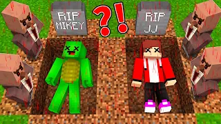 Download JJ and Mikey Buried Alive in BLOOD RAIN in Minecraft - Maizen MP3