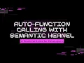 Auto-Function Calling with Semantic Kernel