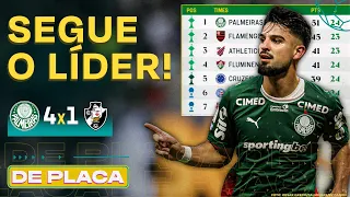 PALMEIRAS LÍDER; CORINTHIANS PERDE; CHAPECOENSE 1X0 SÃO PAULO; SANTOS EMPATA | De Placa 24/08/26