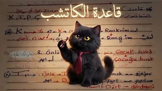 قاعدة الكاتشب في اللغة التركية                    متى تطبق ومتى ت ستثنى  دندنها
