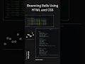 Bouncing Ball Animation using HTML and CSS