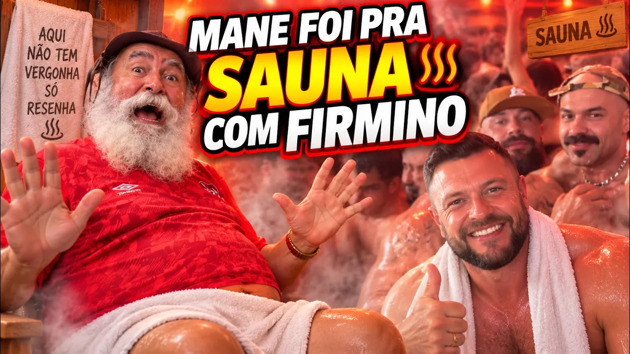 MANETIKIN FOI PRA SAUNA COM FIRMINO E CHAMOU LUIZ DO SOM | LUIZ DO SOM