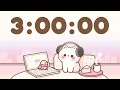 3 Hour Timer 3 Hr Study Timer for Classroom Focus