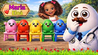 Cinco Ovinhos Pulando nas Cadeiras com Maria Eloá  -  Kids Songs