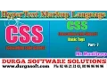 GUI CSS Basics Tags Part-7 by Manideep