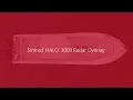 Simrad HALO 3000 Radar Overlay