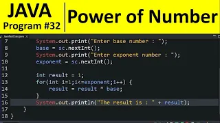 Download Java Program #32 - Calculate the Power of a Number in Java MP3