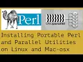 Install Portable Perl Parallel Utility on Linux MAC-OSX - Solve Can t locate pm in INC errors