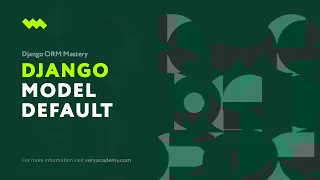 Default Value Django ORM Model Essentials