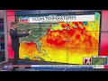 Atlantic Ocean temperatures in 2025