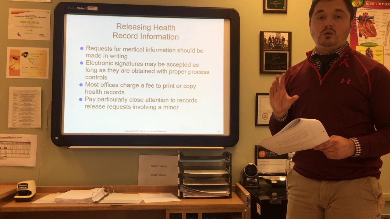 Chapter 12.2: Maintaining and Using the Electronic Health Record