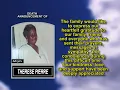 Therese Pierre Short Obituary