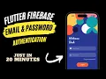 Ultimate Firebase Authentication Tutorial with Flutter SignIn and SignUp with Firebase