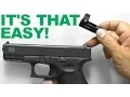It s THAT Easy Replacing Rear Sight with Red Dot Sight Mount - Vortex Venom installed on Glock