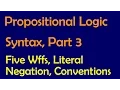 Propositional Logic Syntax Part 3