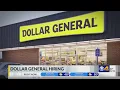 Dollar General hiring