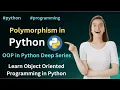 Polymorphism in Object Oriented Python