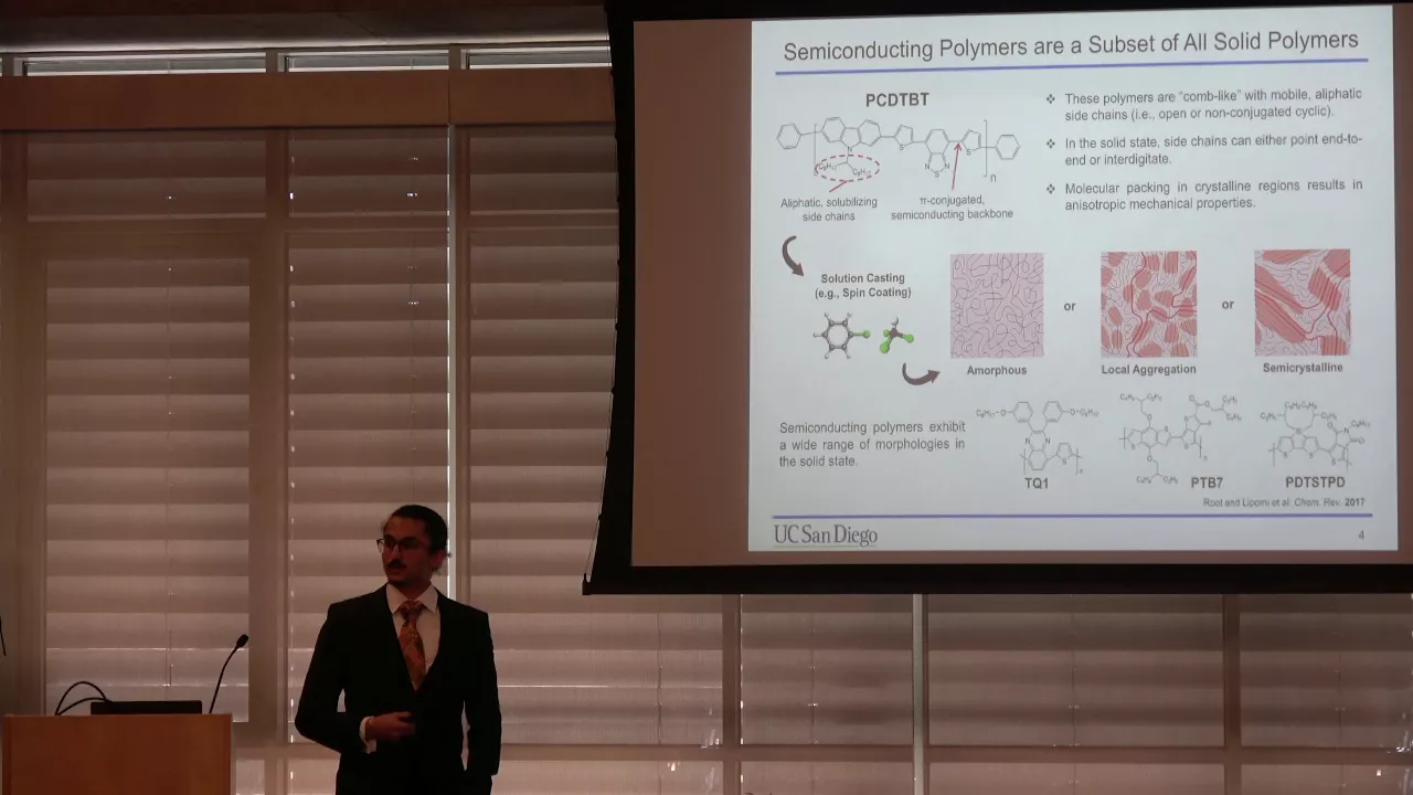 Tg and Cracking in Conjugated Polymers - Mohammad Alkhadra's MS Defense - UCSD [inc vol]