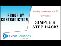 Proof by Contradiction ExamSolutions