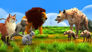 लकड़बग्घे का आतंक जंगल में | Hyena Terror in the Forest Hindi Kahaniya