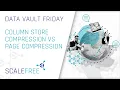 Column Store Compression vs Page Compression