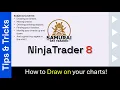 How to Draw Delete Move Charts in NinjaTrader8 Charting Basics for Traders