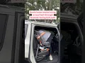 Transition from rear facing car seat to forward facing car seat